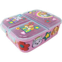 BROTDOSE mit Fächern Paw Patrol M - Multicolor, Kunststoff (14/4/18cm)
