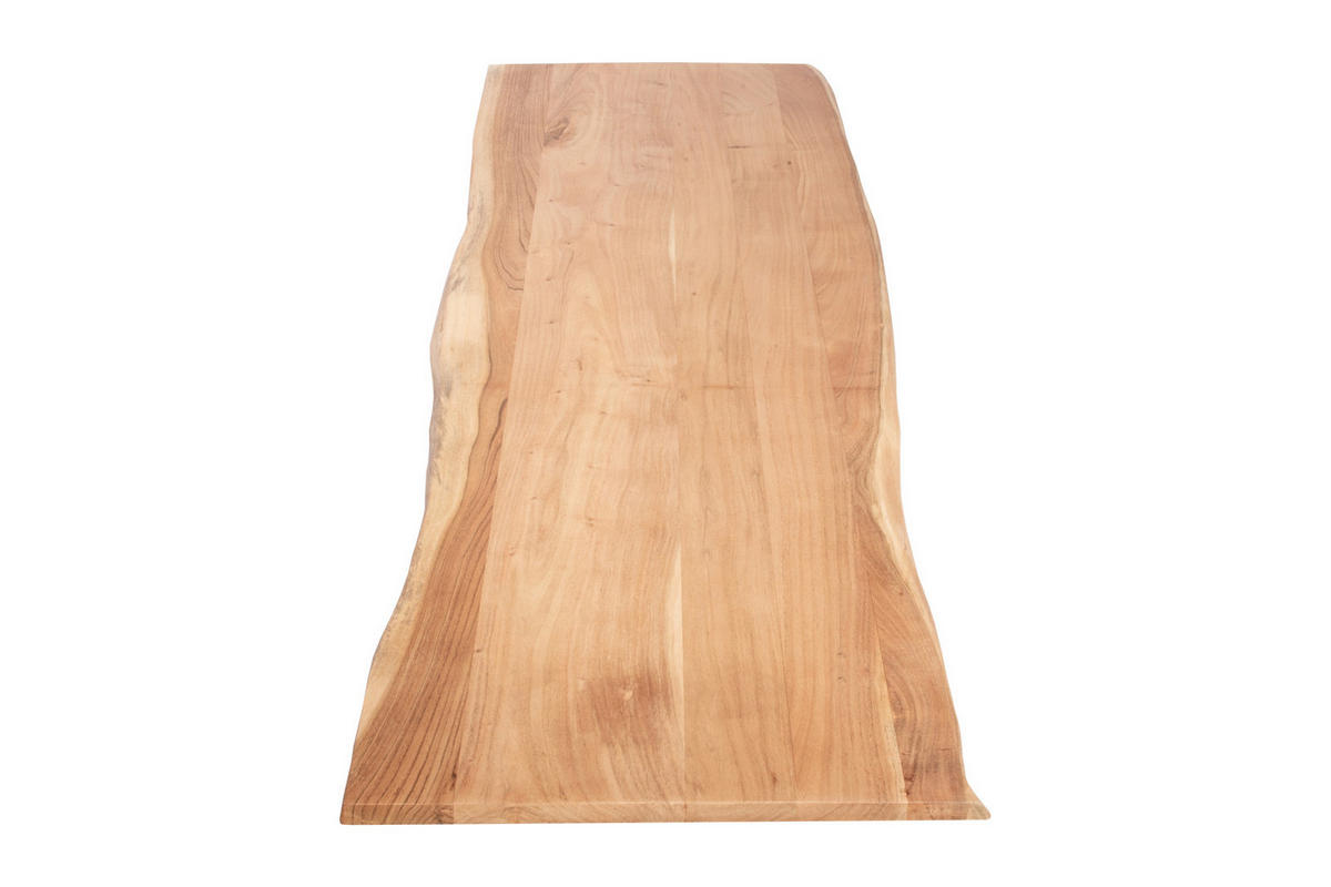 TISCHPLATTE CURT - Beige/Naturfarben, Akazienholz/Holz (60/200/3cm) - SAM