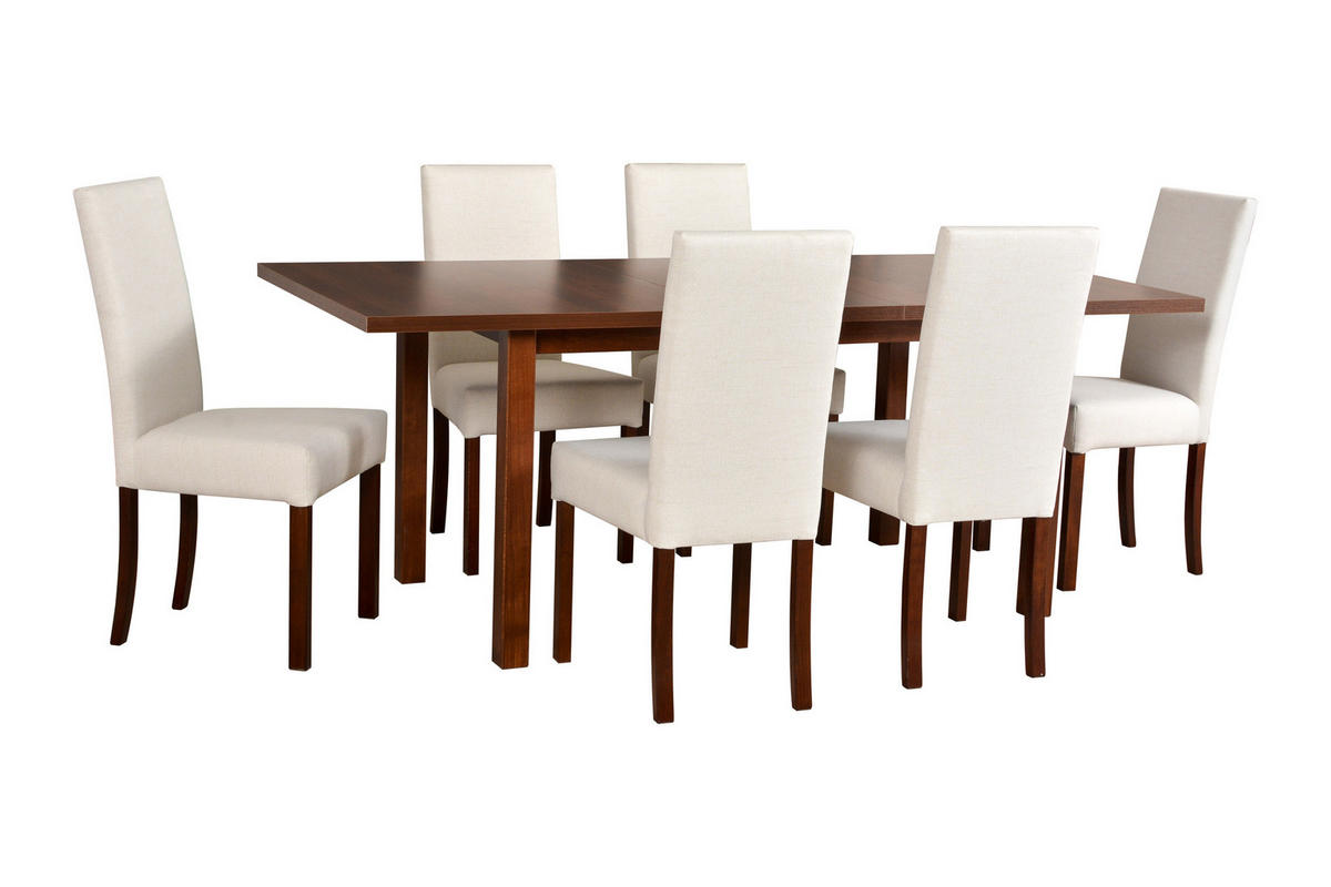 ESSTISCH Modena 2, 160-200/92 cm, walnussfarben - Walnussfarben, Holz (92/160/78cm) - Leaf Design