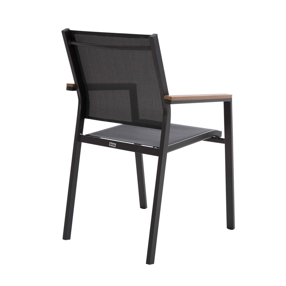 GARTENSTUHL, Grau - Grau, Textil (56/86/56cm) - Oviala