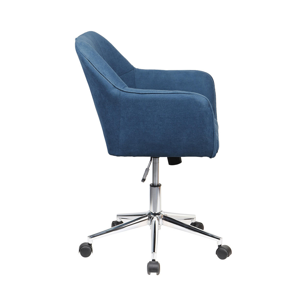 DREHSTUHL JAKE Stoffbezug dunkelblau - Blau, Textil (61/95/57cm) - SVITA