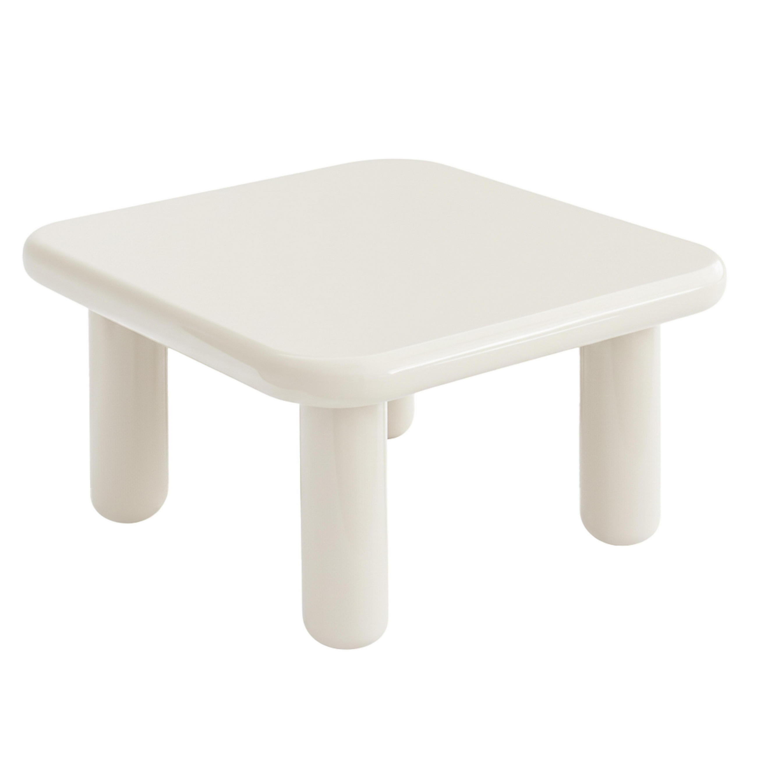 Oviala Couchtisch, Weiß 75x41x75 cm