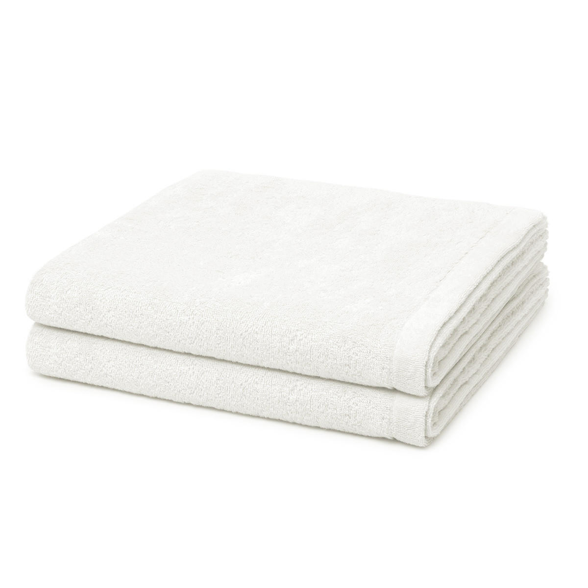 DUSCHTUCH Lifestyle 2er-Set - Weiß, Textil (70/140cm) - Cawoe