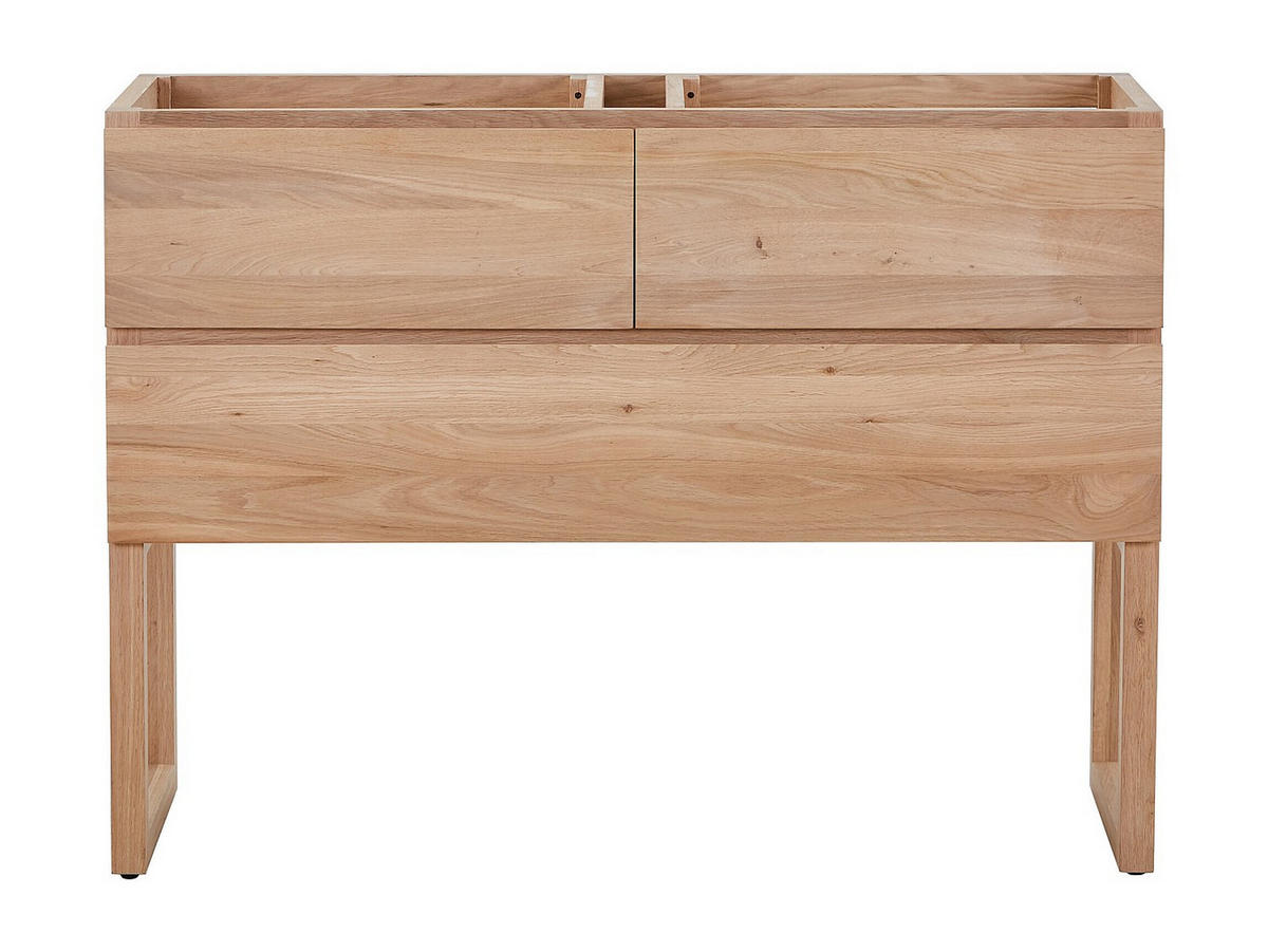 WASCHBECKENUNTERSCHRANK - 120 cmcm x 45 cmcm - Holz, Platte - Naturfarben Hell - TARELO - Naturfarben, Holz (120/88/45cm) - Vente-Unique