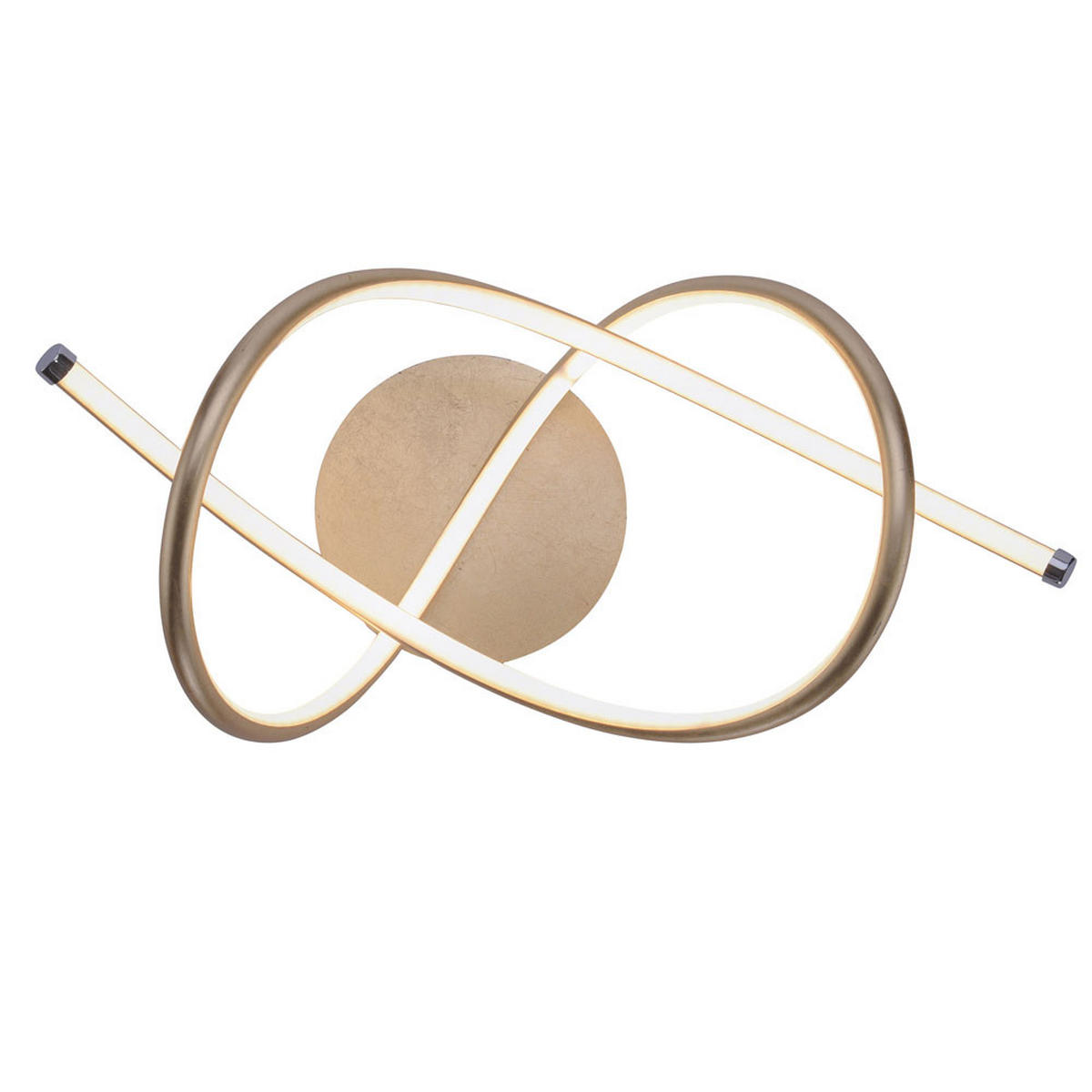 LED DECKENLEUCHTE Metall Gold - Goldfarben, Metall (51/27.7/30cm)