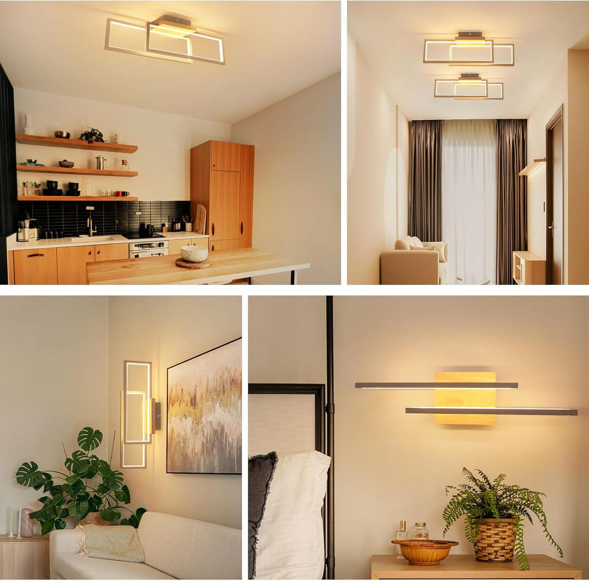 LED stropní svítidlo Coesfeld III 48/13/16 cm - stříbrná, kov (48/13/16cm) - Nettlife