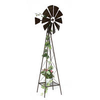 WINDRAD kugelgelagert Metall Braun 170 cm 96019 - Braun, Metall (36.5/172.5/33.5cm) - DanDiBo