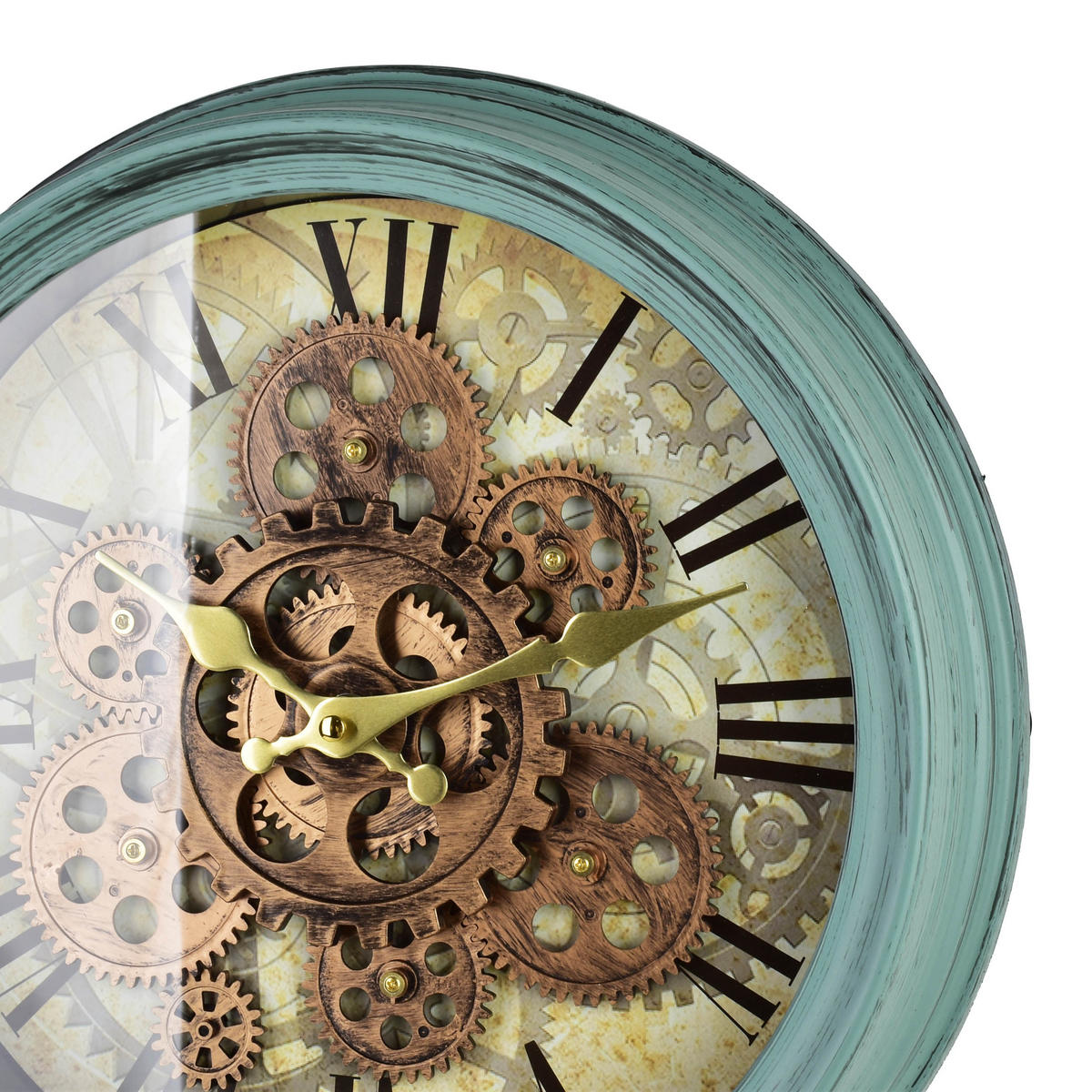 WANDUHR Ramsey Mintgrün 35/7/35 cm Kunstoff - Mintgrün, Kunststoff (35/35/7cm) - Mondex