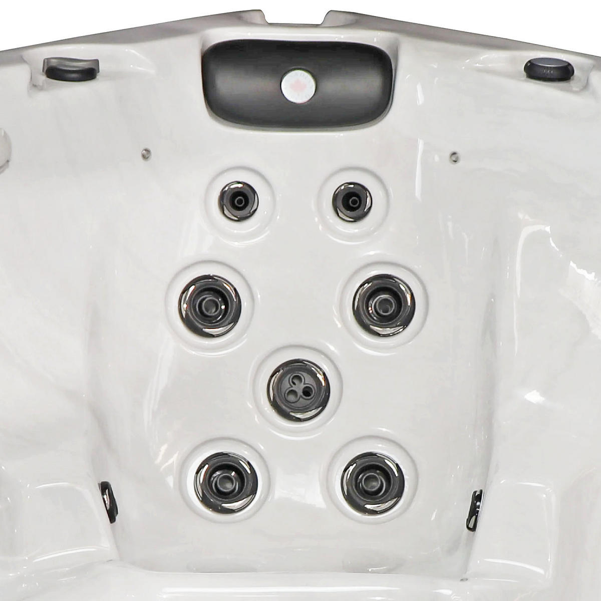 WHIRLPOOL Thunder Bay UV Whirlpool - Weiß Hochglanz, Kunststoff (219/82/219cm) - Canadian Spa Company