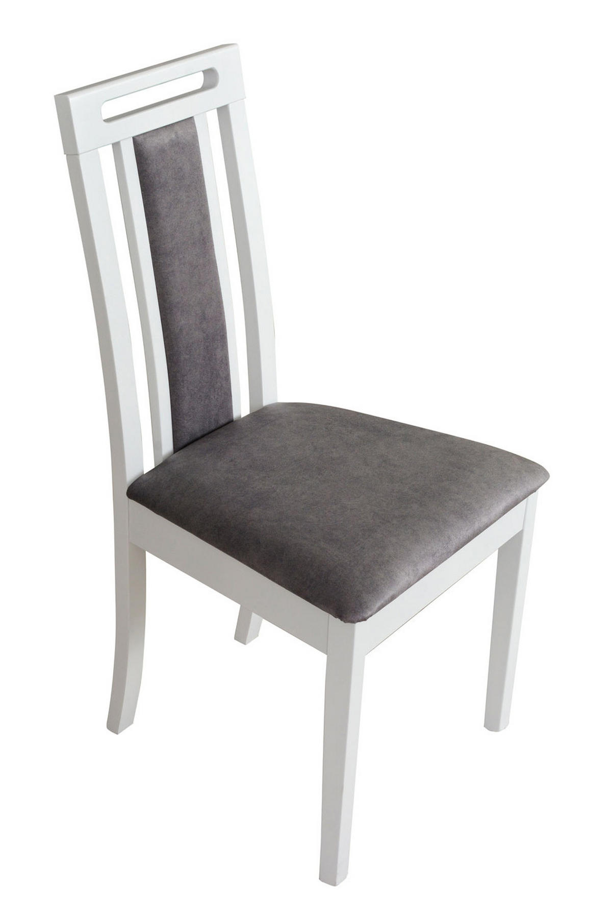 ESSZIMMER-SET Roma weiß / Artisan Eiche / grau 7-teilig - Weiß, Holzwerkstoff (140/75/80cm) - Feldmann-Wohnen