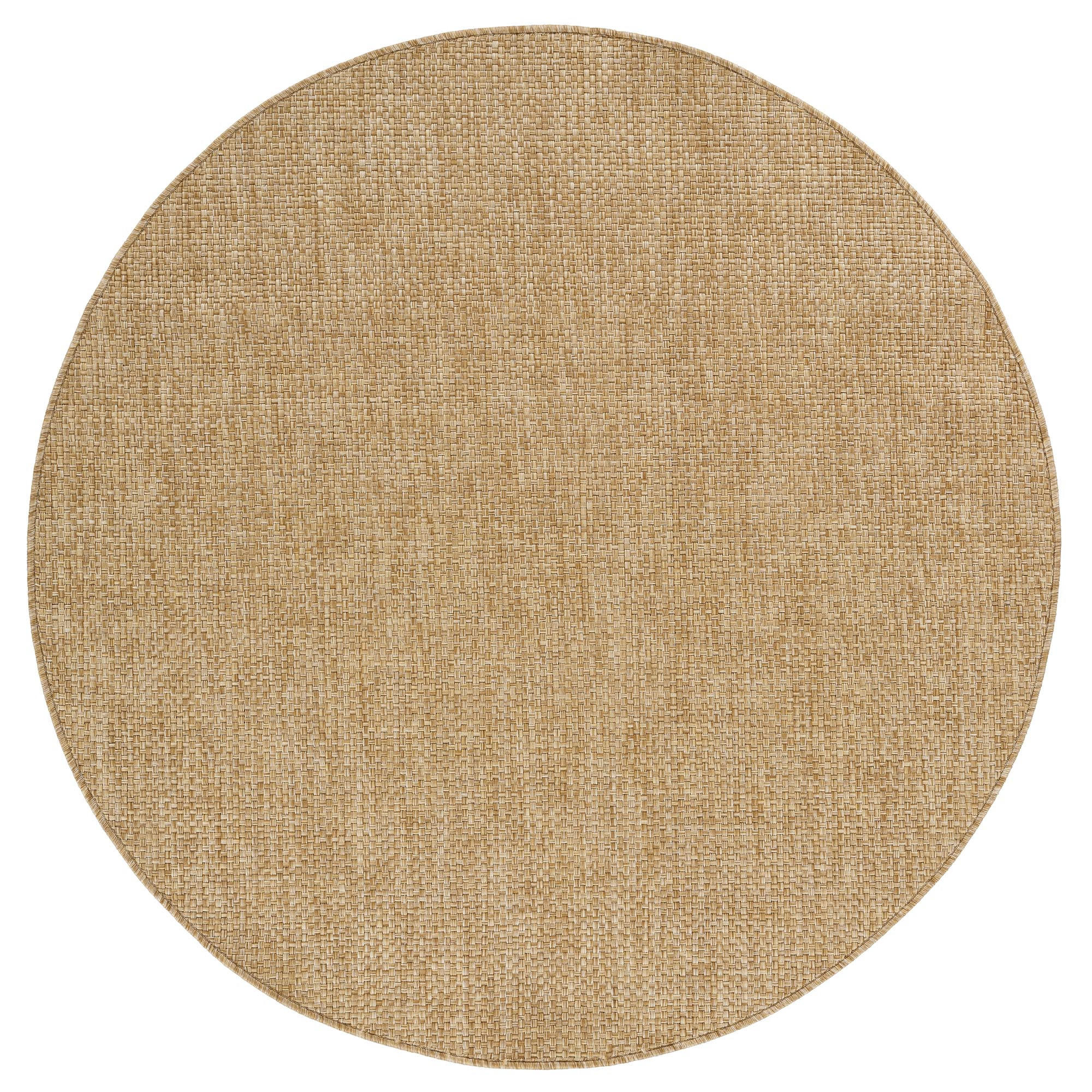 TEPPICH YUCANA rund beige 200/200 cm - Beige, Textil (200/200cm) - Tapiso