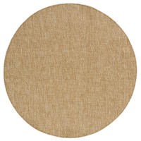 TEPPICH YUCANA rund beige 200/200 cm - Beige, Textil (200/200cm) - Tapiso