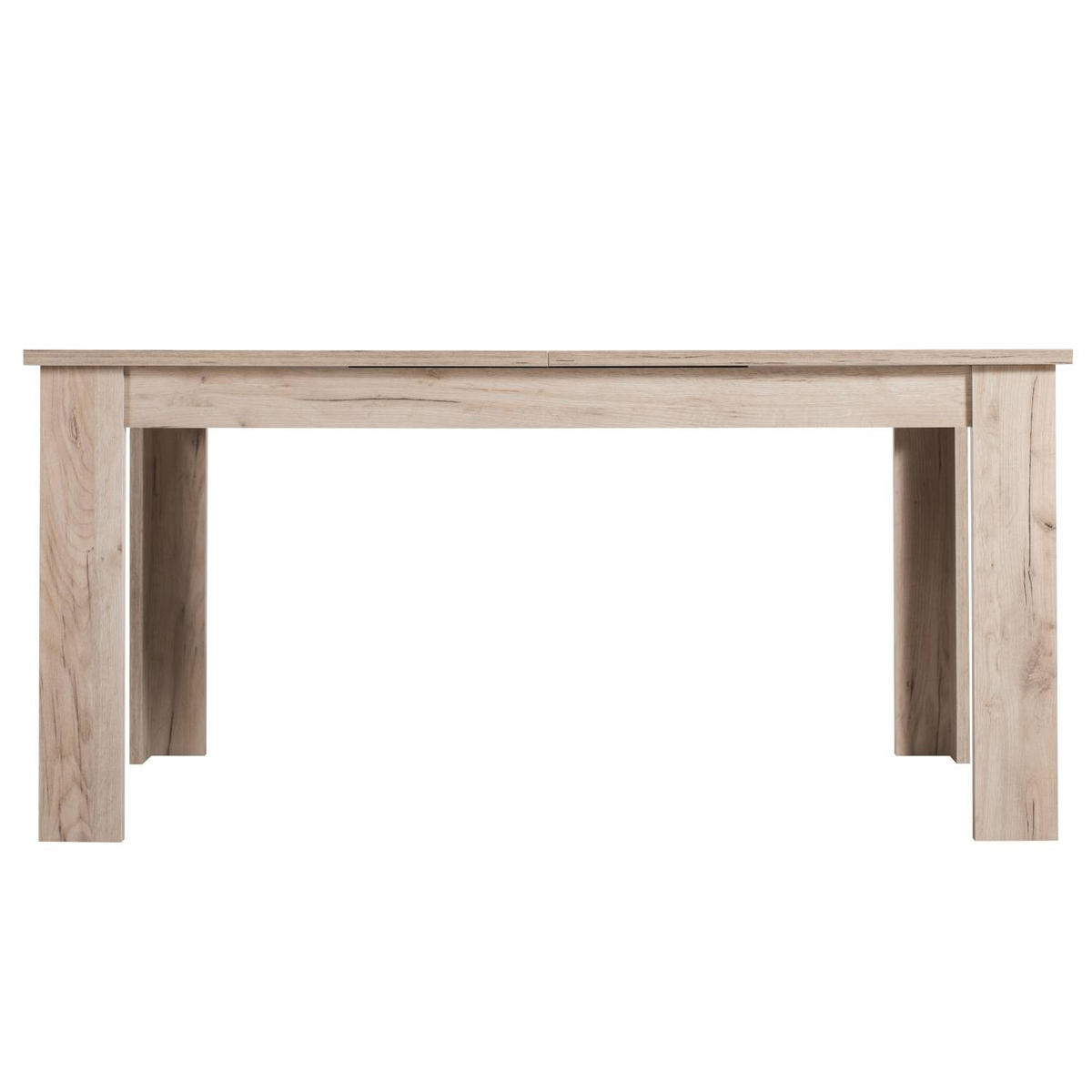 ESSTISCH in Holzwerkstoff 160-200/90/75 cm ausziehbar - Graubraun, Holz (90/160/76cm) - Homestyle4u