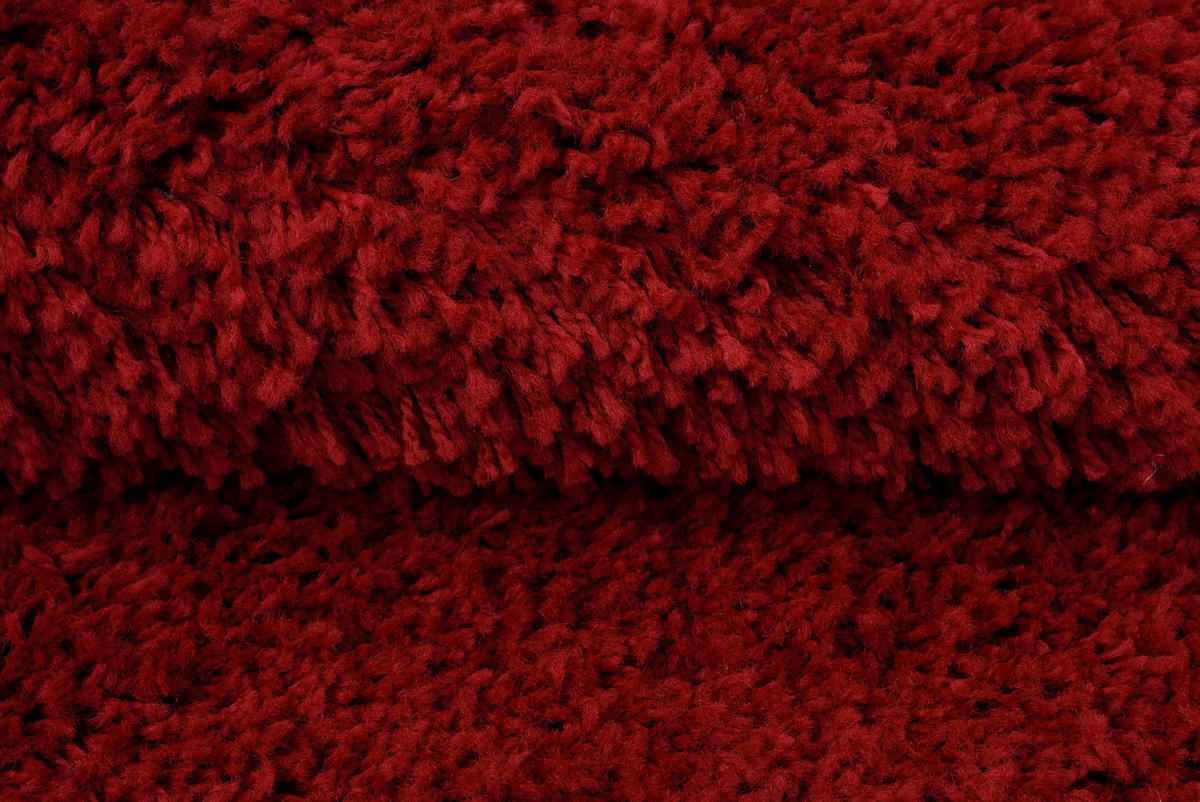 TEPPICH ESSENCE ROUND Rot 240/240 cm - Rot, Textil (240/240cm) - Tapiso