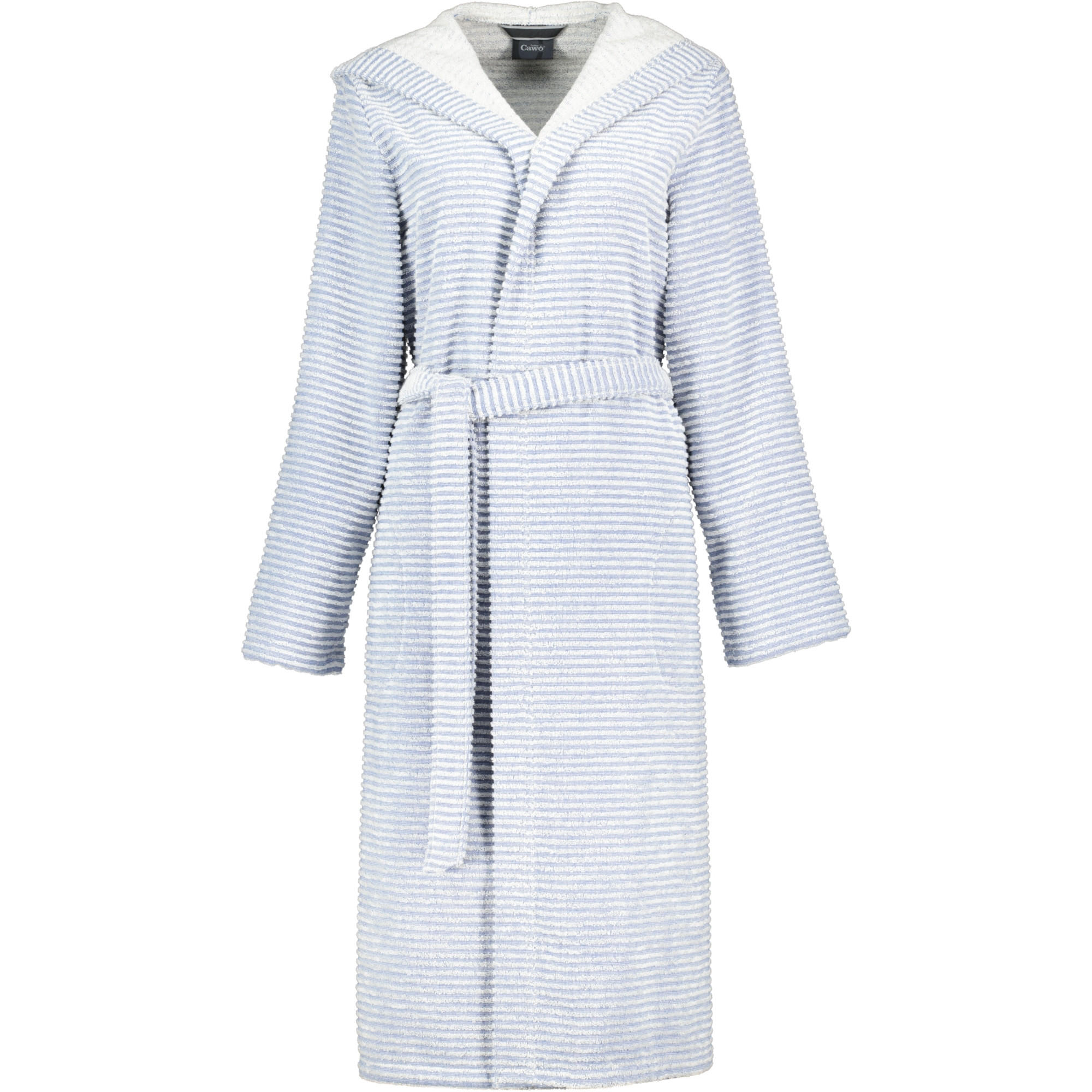BADEMANTEL DAMEN KAPUZE KAPUZE 6221 CAPRI - 11 - Blau, Textil (Mnull) - Cawoe