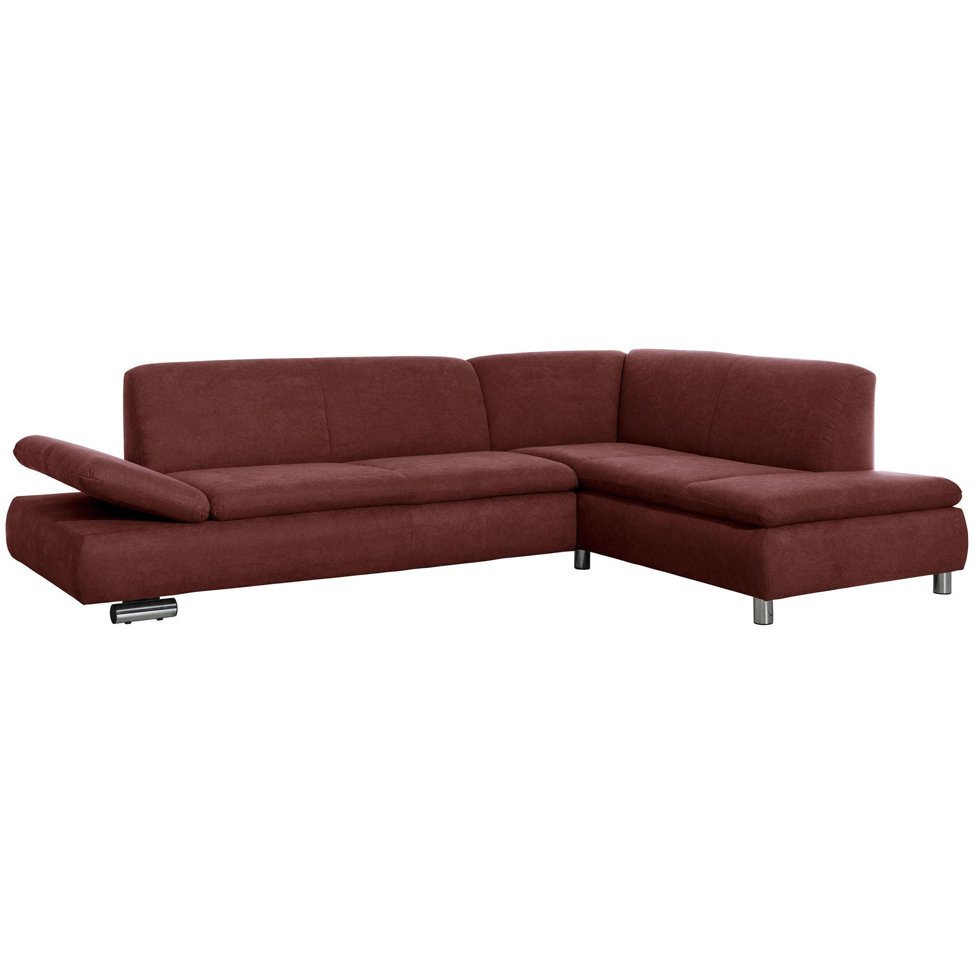 58aufmkessel Ecksofa Rot 270x190 cm