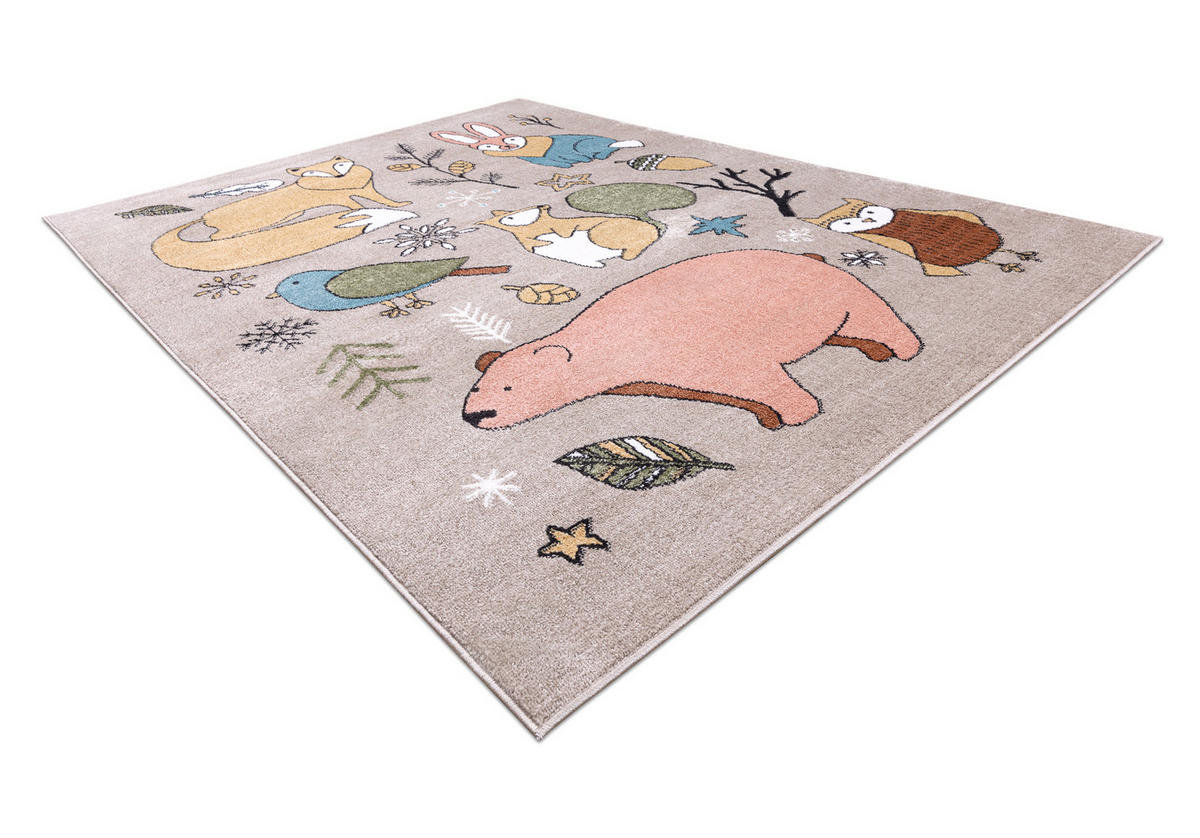 TEPPICH Fun 120/170 cm - Beige, Textil (120/170cm) - rugsX