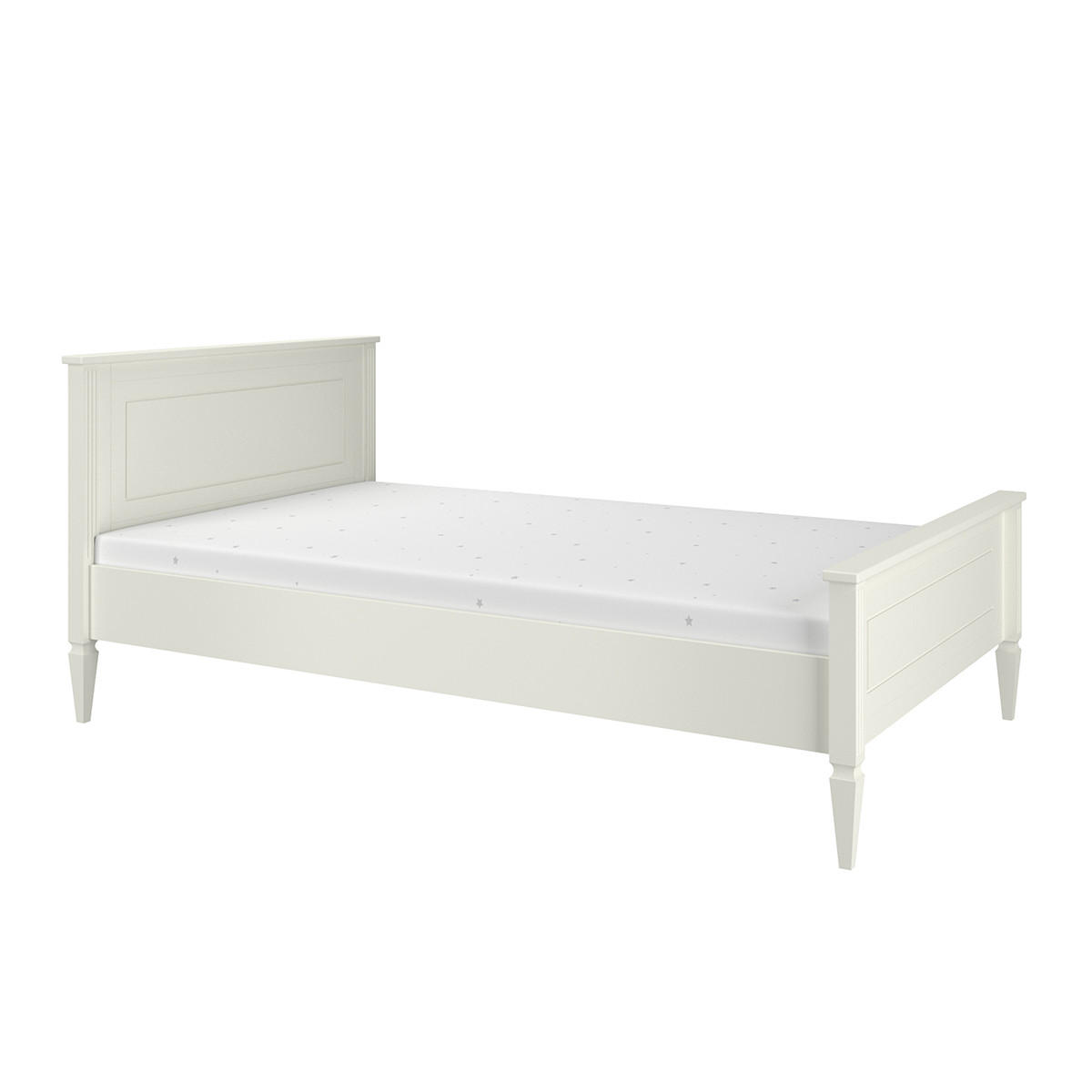 POSTEL 120/200 Ines Bílá - bílá, kompozitní dřevo (120/200cm) - Petits-meubles