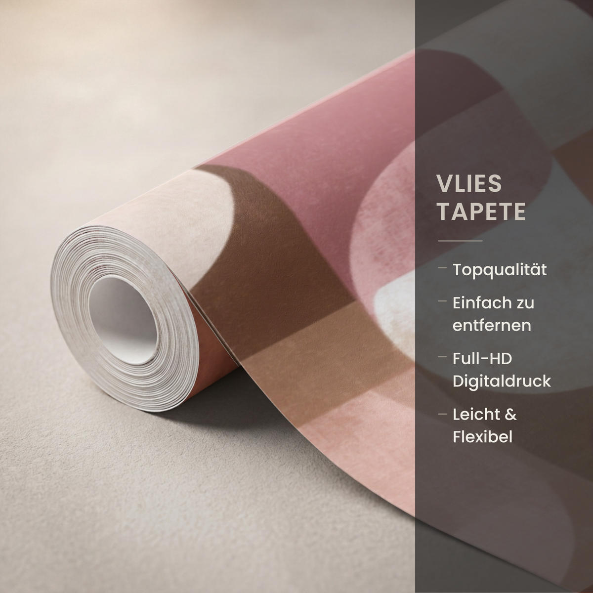 TAPETE - Geometrie - Modern - Retro - 350x220 cm - Multicolor, Papier (350/220cm) - OnlyWow