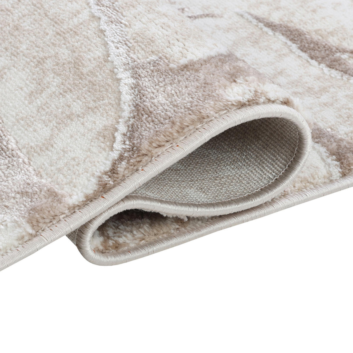 TEPPICH COMO Beige 80/150 cm - Beige, Kunststoff (80/150cm) - Tapiso