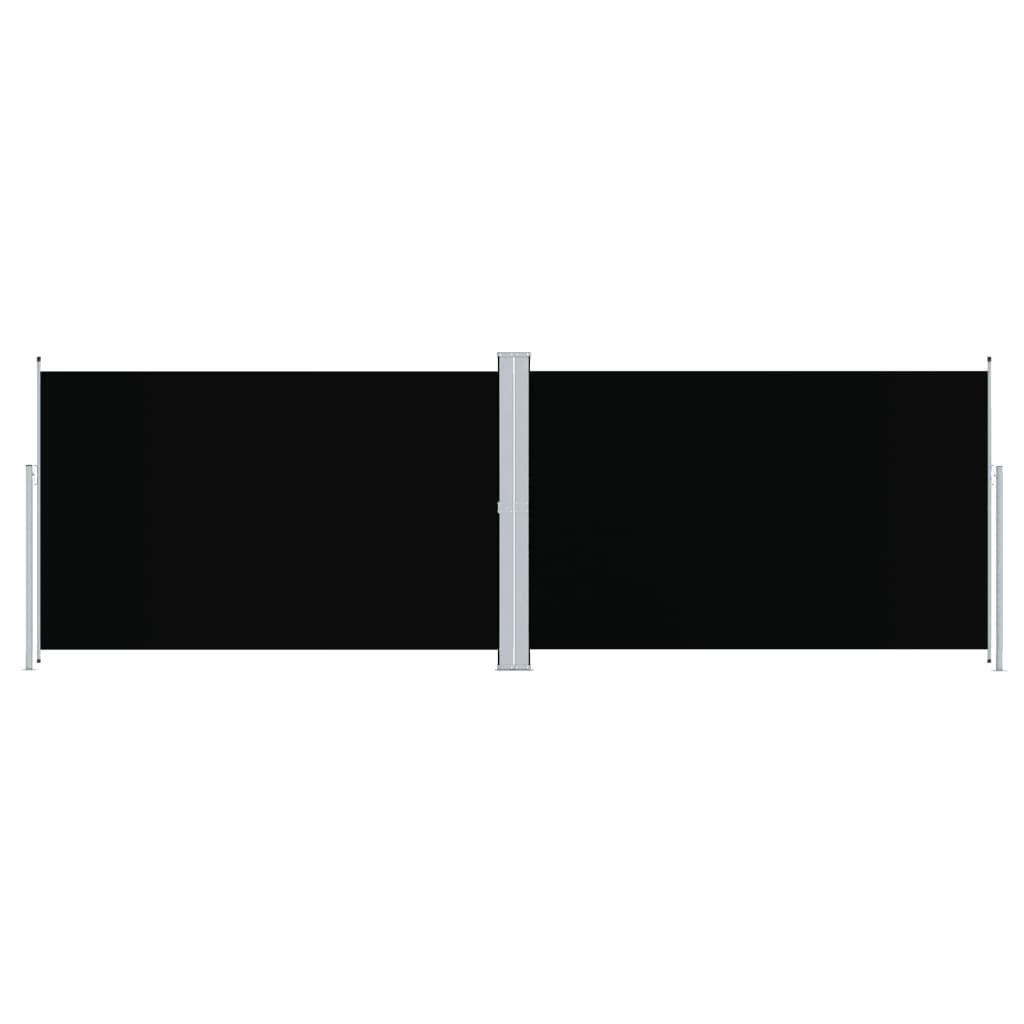 SEITENMARKISE Ausziehbar Schwarz 200x600 cm - Schwarz, Textil (600/200/600cm) - furnicato