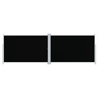 SEITENMARKISE Ausziehbar Schwarz 200x600 cm - Schwarz, Textil (600/200/600cm) - furnicato