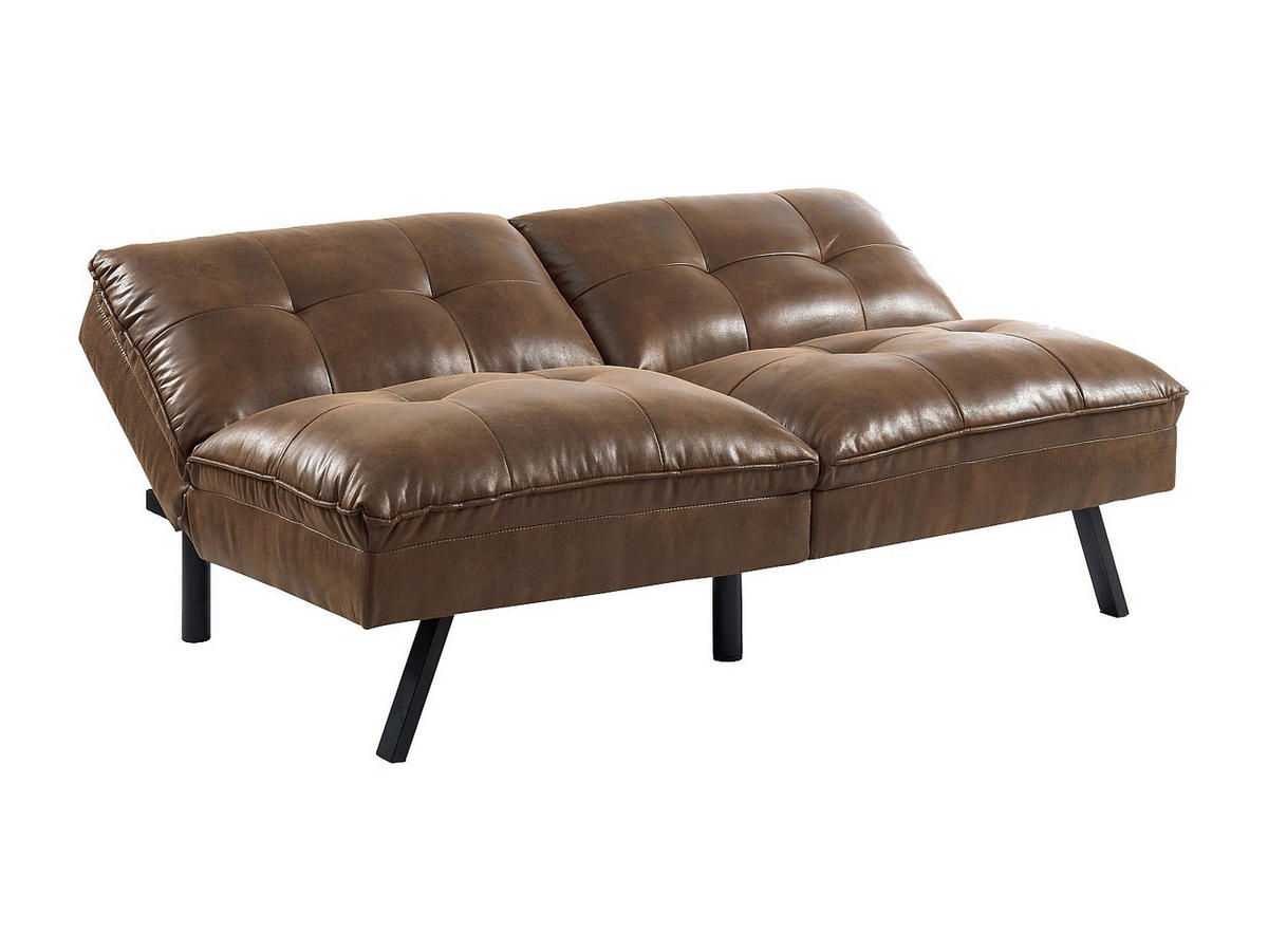 SCHLAFSOFA - 3 Personen - Stoff, Stoff - Braun - - Braun, Textil (172/83/95cm) - Vente-Unique