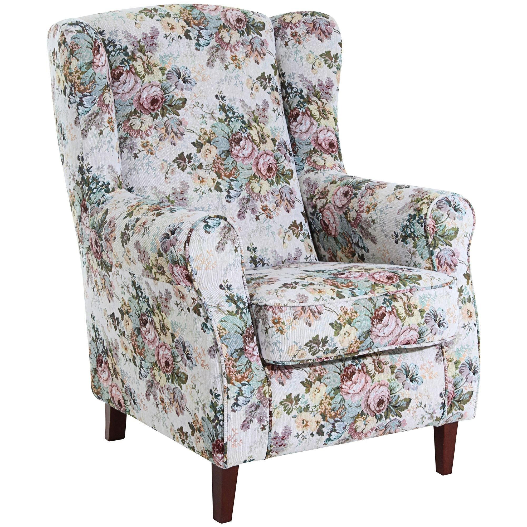 58aufmkessel Ohrensessel Natur, Buche Kolonial 86x103x77 cm