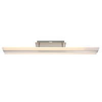 LED DECKENLEUCHTE CHUCK Aluminium Silber - Silberfarben, Metall (90/10/12cm) - Globo Lighting