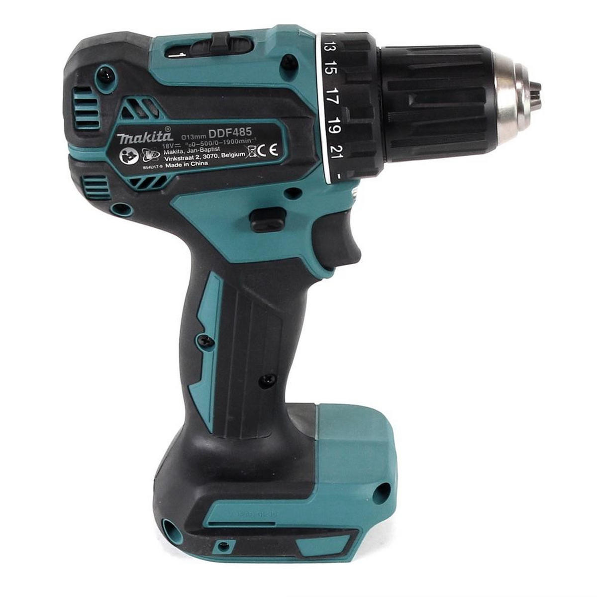 MAKITA DDF 485 ZJ Akku Bohrschrauber 18 V 50 Nm Brushless + Makpac - ohne Akku, ohne Ladegerät - Multicolor, Kunststoff (39/79/16cm) - Makita