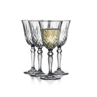 WEISSWEINGLAS Melodia 4er Set, Kristallglas, Klar, 210 ml - Transparent, Glas (0.21L) - Lyngby Glas