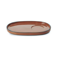 UNTERTASSE CARACTERE 18 x 11,1 x 1,5 cm Zimt - Braun, Keramik (18/11.1/1.5cm) - Revol Porcelaine France