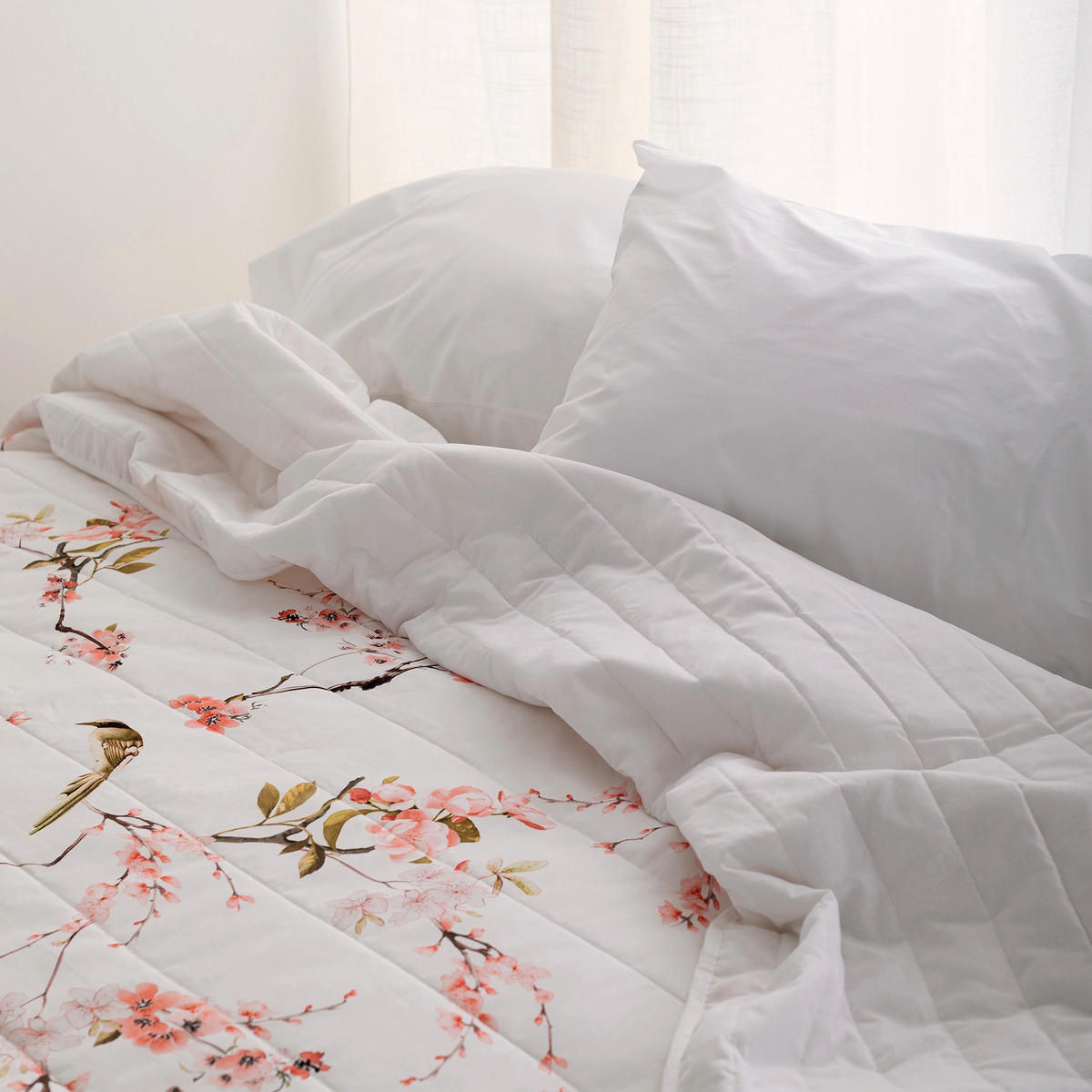 TAGESDECKE Sakura 270x260 cm (Bett 160/180) - Multicolor, Textil (270/260cm) - Happy Friday
