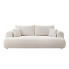 SCHLAFSOFA Ovo Cremeweiß Boucle - Creme, Textil (250/92/110cm) - Selsey