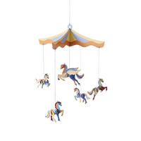 DEKOFIGUR Mobil Fliegendes 39.2/11.8 cm - Multicolor, Wellpappe (39.2/11.8/39cm) - KUNSTLOFT