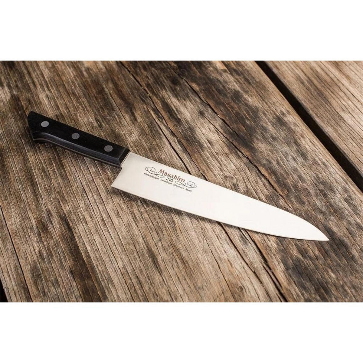 MESSERSET Silber 30/10/30 cm 1401101BBOMC - Silberfarben, Holz - Masahiro 