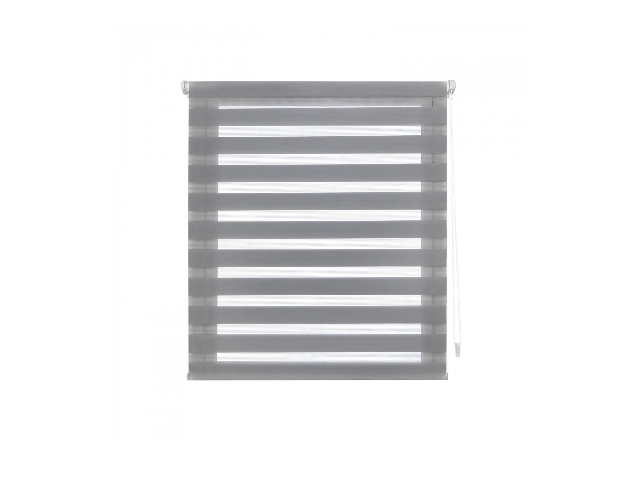 ROLLO Polyester Transluzent Grau 52x180 - Grau, Textil (52/180/1cm) - Purline