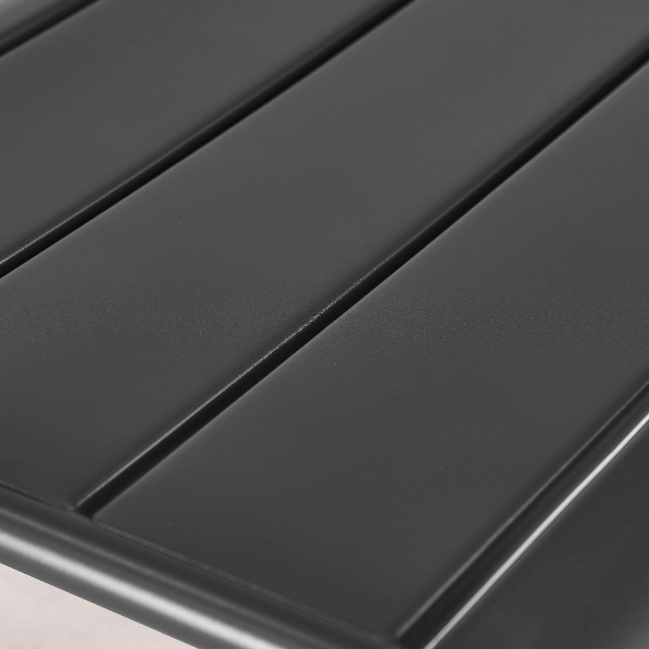 GARTENHOCKER, Grau - Grau, Metall (44/30/40cm) - Oviala