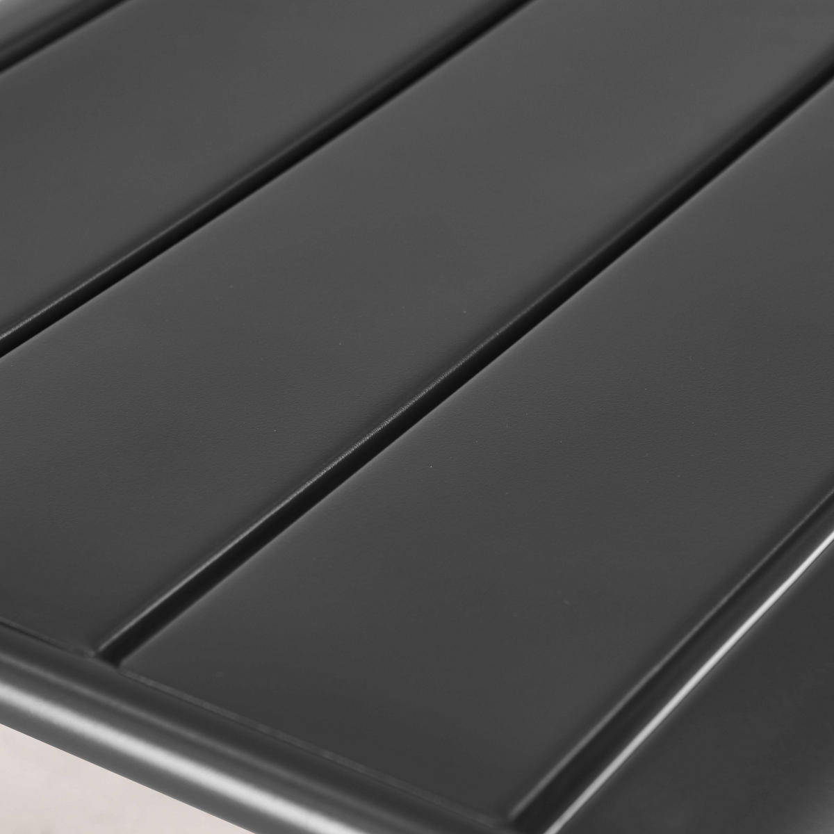 GARTENHOCKER, Grau - Grau, Metall (44/30/40cm) - Oviala