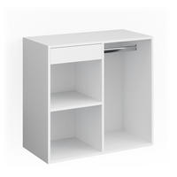 ANSTELLSCHRANK Isabelle Weiß 80.1 x 75 cm - Weiß, Holzwerkstoff (80.1/75/40cm) - Vicco