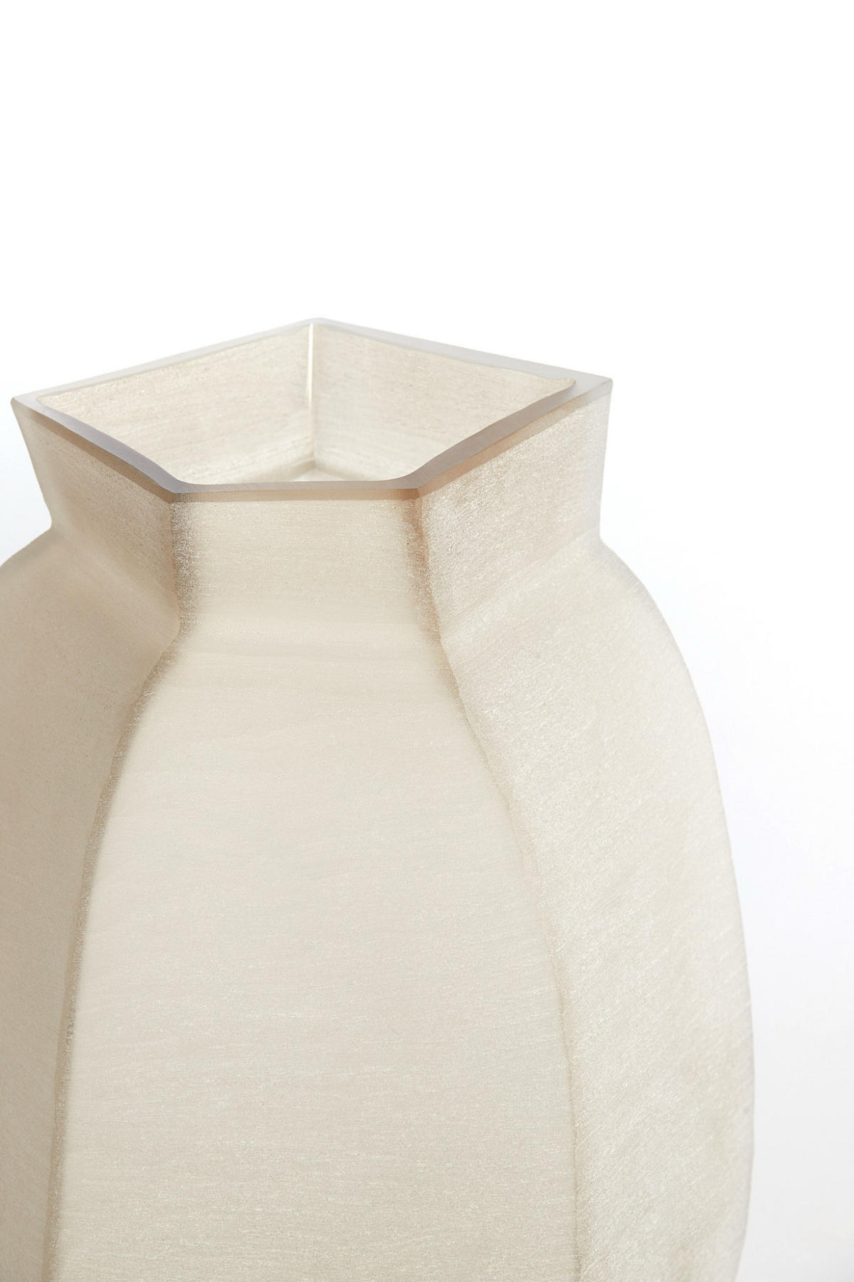 VASE Veliko Braun Ø26,5/27 cm - Braun, Glas (27cm) - Light & Living