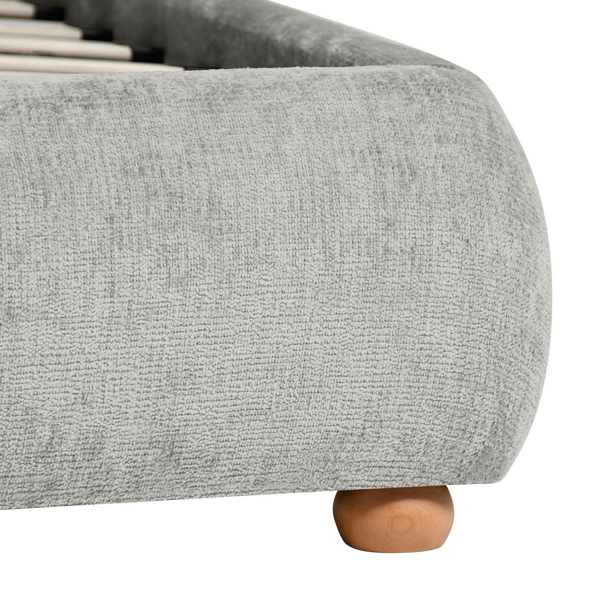 ČALOUNĚNÁ POSTEL Sonho, dvoulůžko 160x200 cm bez matrace, žinylková látka, béžová - béžová, textil (160/200cm) - Beautysofa