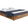 BOXSPRINGBETT LOFTY BOX - Dunkelgrau, Holzwerkstoff (120/220cm) - Meblini