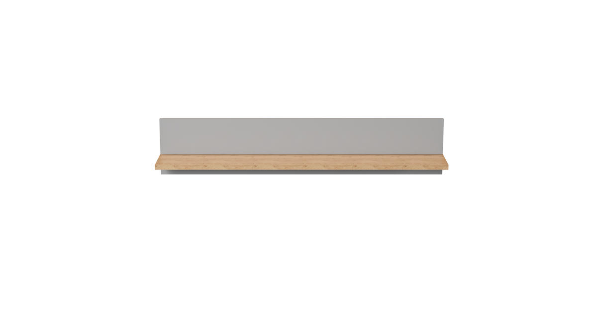 WANDREGAL Denver 100/20/17,8 cm - Grau, Holzwerkstoff (100/20/18cm) - Kocot Kids