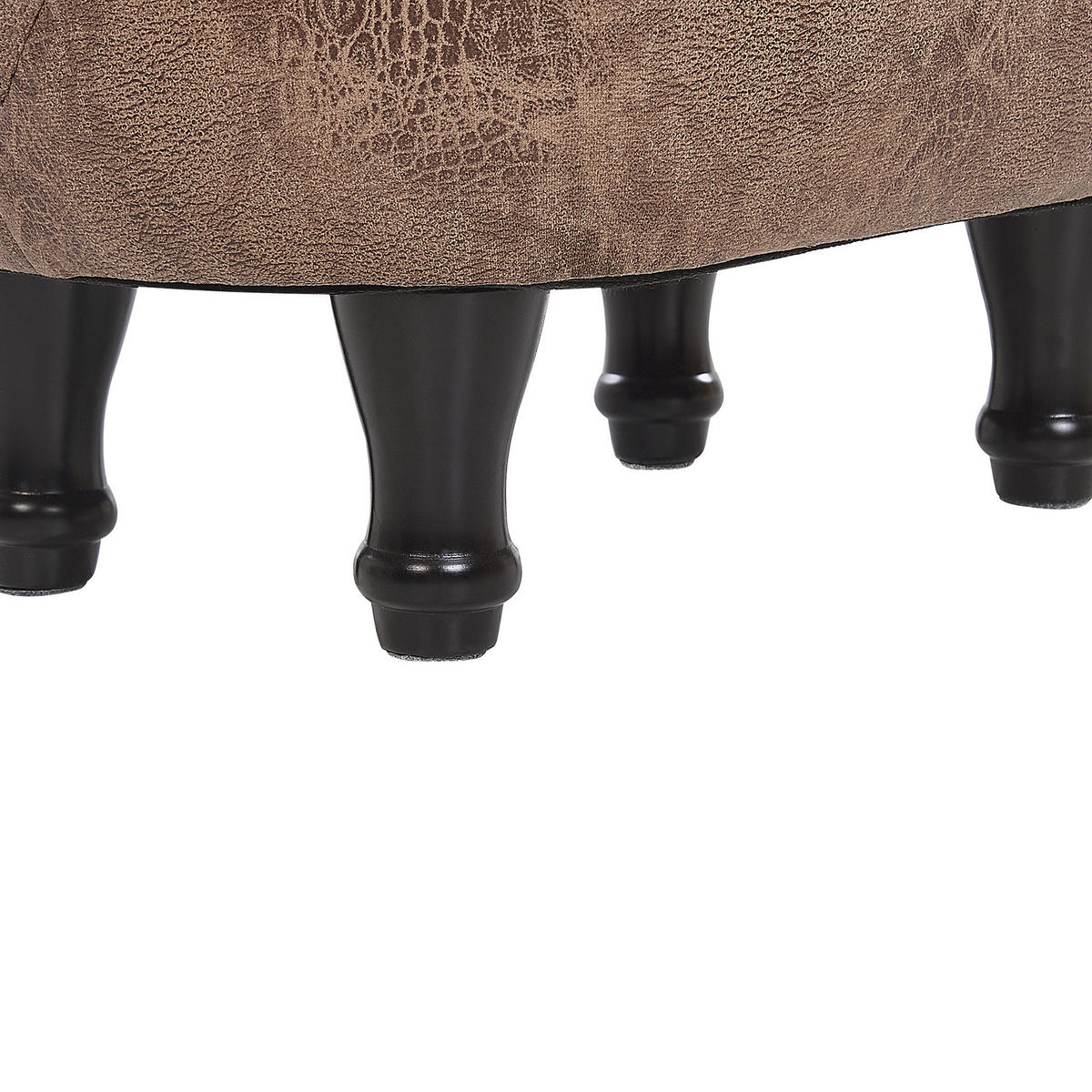 TIERHOCKER Horse 64/33/50 cm - Braun, Kunststoff/Textil (33/50/64cm) - Beliani