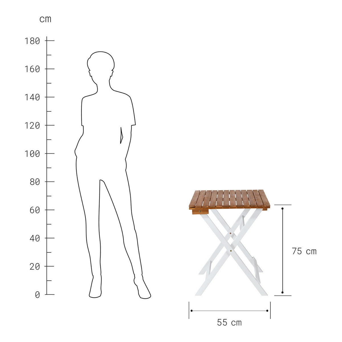GARTENESSGRUPPE (3-teilig) Morning Star - Braun, Holz - BUTLERS