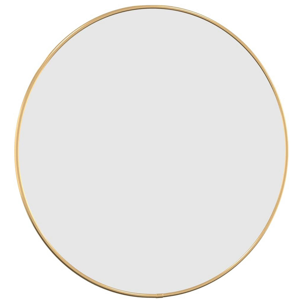 WANDSPIEGEL Golden Ø 50 cm Rund - Goldfarben, Glas (50/50/1cm) - furnicato