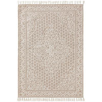 TEPPICH Teppich Elias Beige - Beige, Textil (120/1cm) - KUNSTLOFT