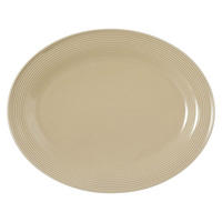 SERVIERPLATTE Beat Color Glaze Sandbeige 35 x 28 cm - Beige, Keramik (28/2.2/35.3cm) - Seltmann Weiden
