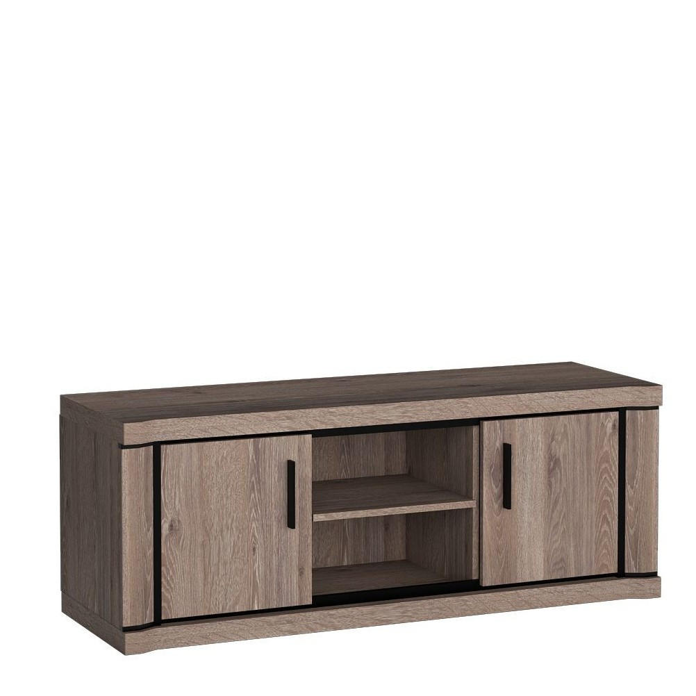 LOWBOARD MALAGA 137/53/45 cm, Braun - Braun, Holzwerkstoff (137/53/45cm) - MASSENO